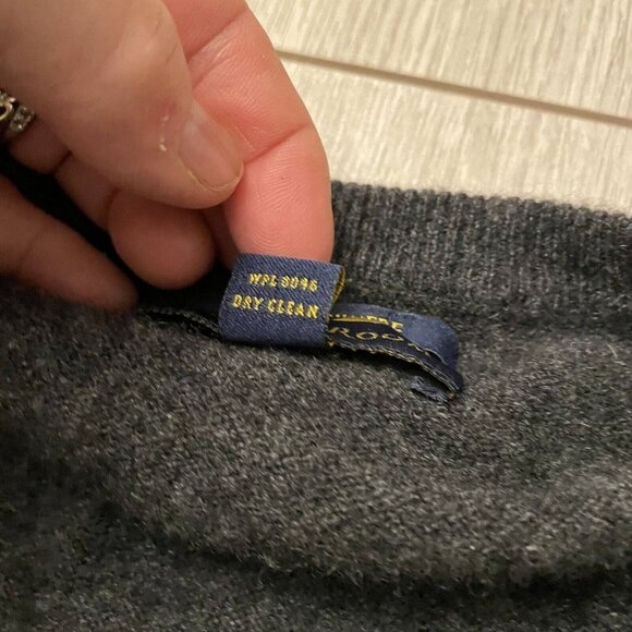 Club Room 100% Cashmere V-Neck Sweater Mens X-Large Gray Pullover Long Sleeves - Picture 8 of 8